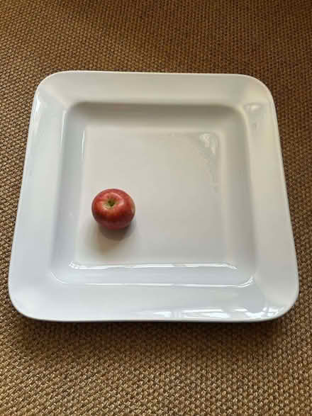 Photo of free Large white Habitat serving plate (Old Town HP2) #1