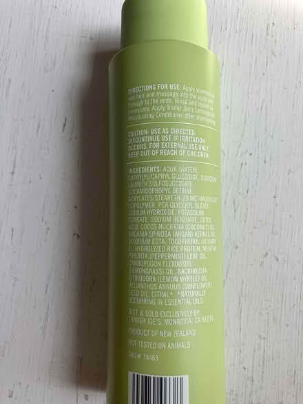Photo of free shampoo (NoHo 10012) #3
