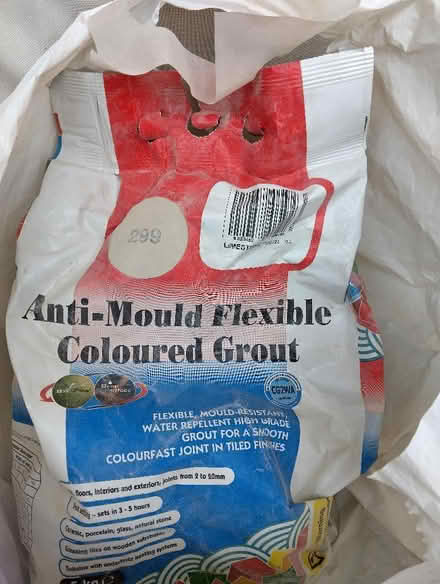 Photo of free Wall and floor grout Limestone colour 4kg (New England) #1