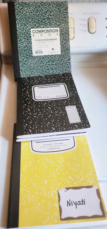 Photo of free Mix of composition books (San Carlos -) #1