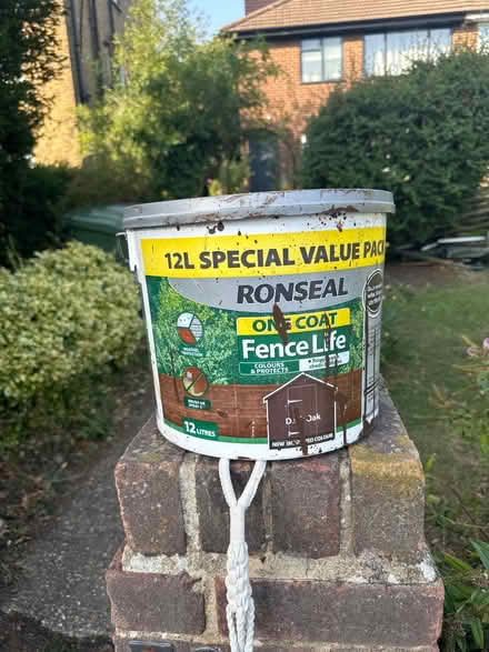 Photo of free Fence stain dark brown (SE23) #1