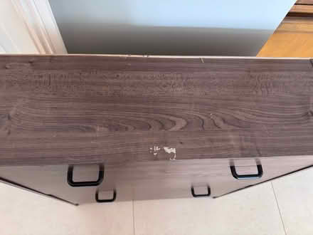 Photo of free Brown shoe cabinet (Upminster Bridge RM14) #2