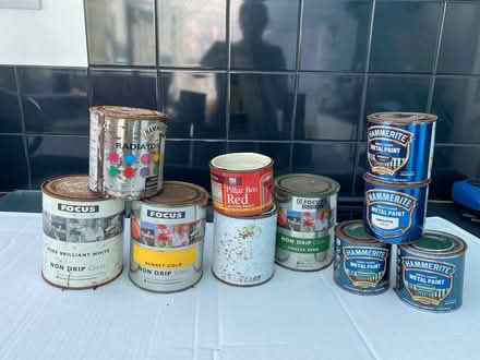Photo of free Tins of paint (Wormbridge HR2) #1