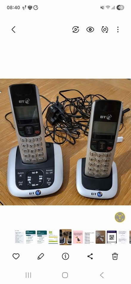 Photo of free 2 Cordless phones (Northwood HA6) #1