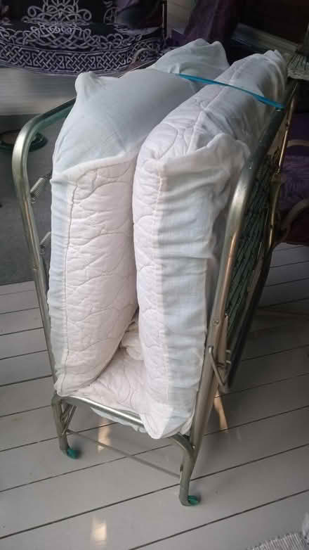 Photo of free single folding cot (Cleveland Hts, near Coventry) #1