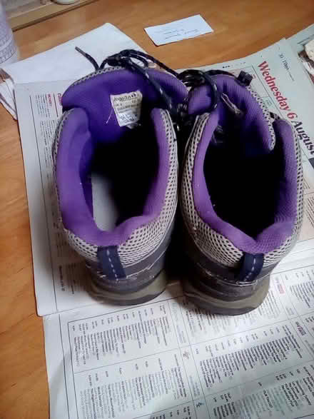 Photo of free Walking boots size 4 (Chirk Bank LL14) #2