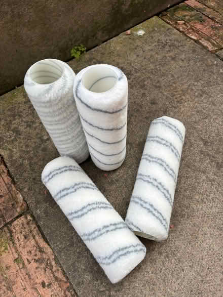 Photo of free 4 unused paint rollers 4 cm diameter (Heaton Mersey M19) #1
