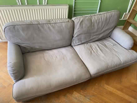 Photo of free IKEA Stocksund couch - dark grey (NW10) #1