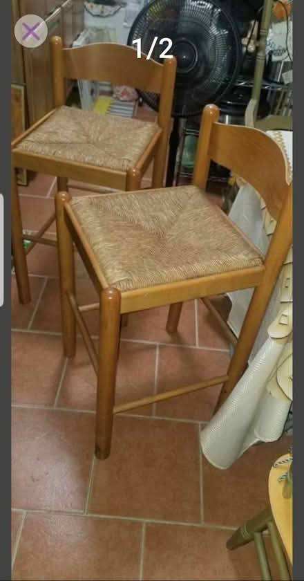 Photo of free A pair of bar stool chairs (Fordham Rd Bronx.) #1