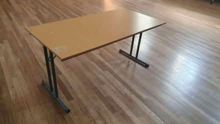 Photo of free Folding table - metal legs (Odd Down) #1