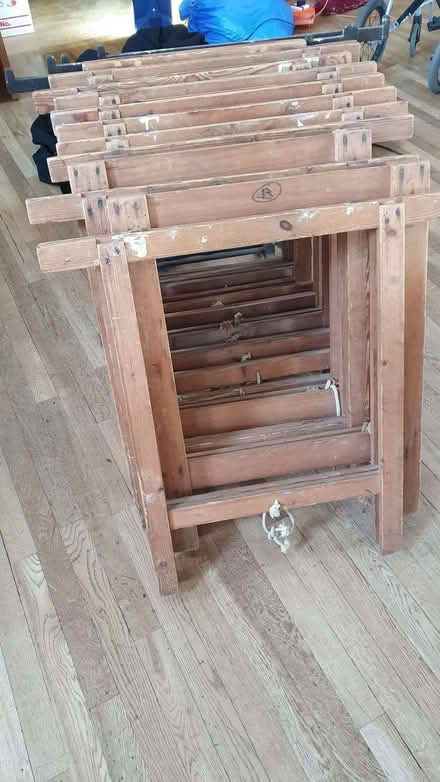Photo of free 12 wooden legs for trestle tables - or just some wood! (Odd Down) #1