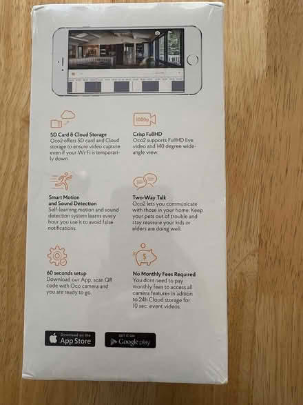 Photo of free Oco 2 home monitoring camera (Downtown Sunnyvale) #4