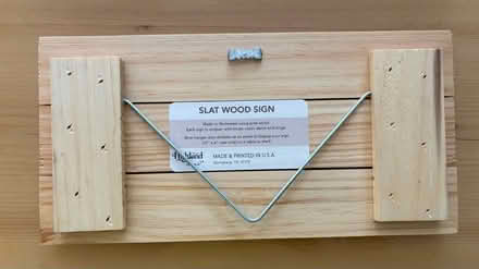 Photo of free Wooden sign (Walthamstow / Higham Hill E17) #2