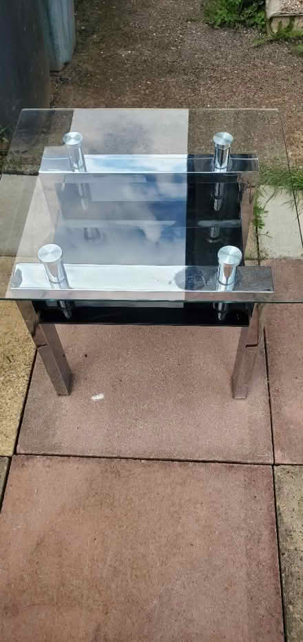 Photo of free Glass coffee table (Ryelands, LA1) #2
