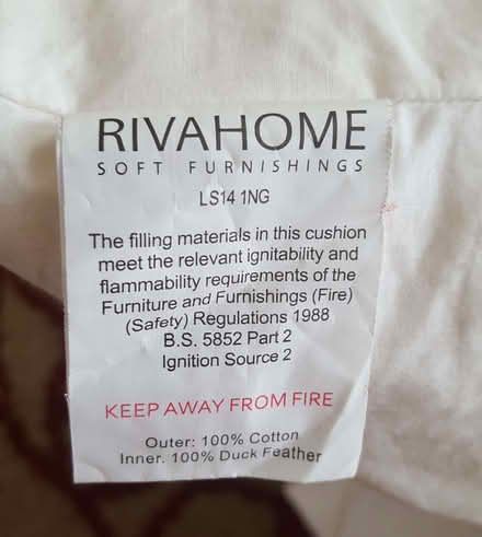 Photo of free Duck feather cushion pads (Frimley Green GU16) #2