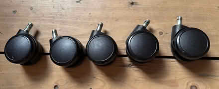 Photo of free 5x office chair wheels (Levenshulme, M19) #3