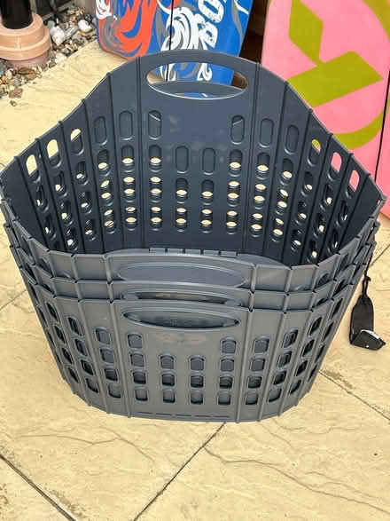 Photo of free Three collapsible washing baskets (Rackheath) #1