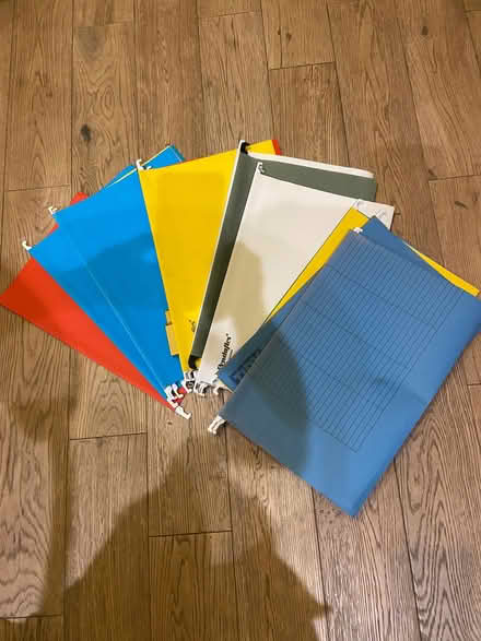 Photo of free Hanging files various colours (Preston Park area BN1) #1