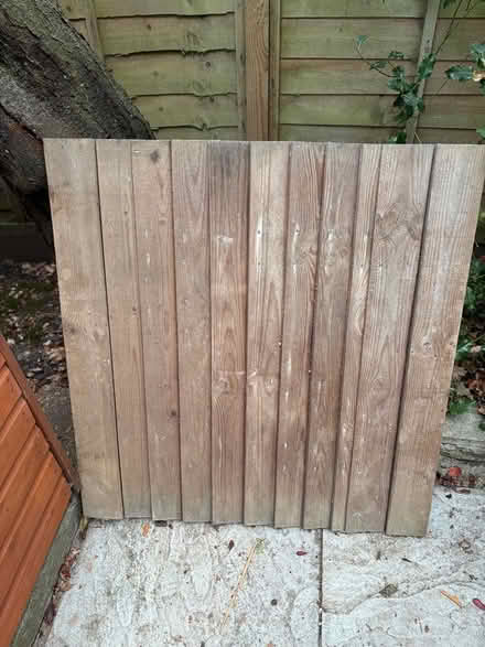 Photo of free Wooden Featherboard Gate (Pinner / North Harrow) #1