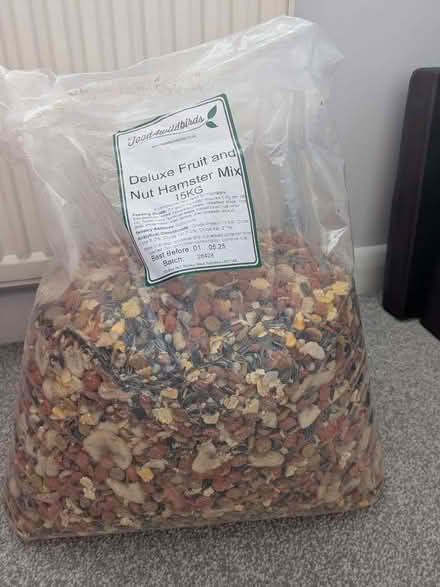 Photo of free Deluxe Fruit & Nut Hamster Mix (15kg bag - over 10kg left) (Emmer Green RG4) #1