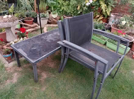 Photo of free Metal chairs (Portchester PO16) #1