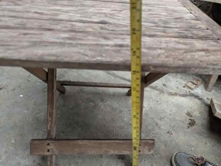 Photo of free Small wooden garden table (Guildford GU2) #3