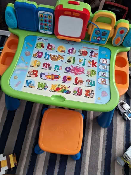 Photo of free V Tech activity table (Read description) (Hillsborough S6) #1