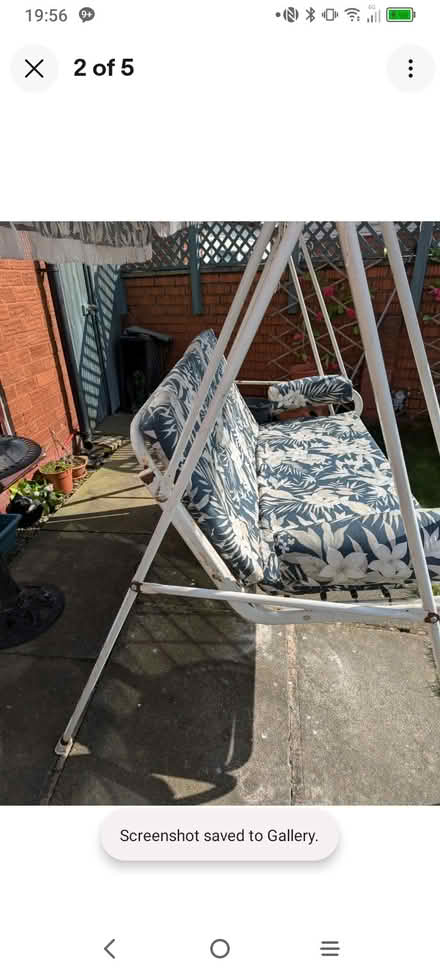 Photo of free 3 seater swing seat (Thatto Heath) #3
