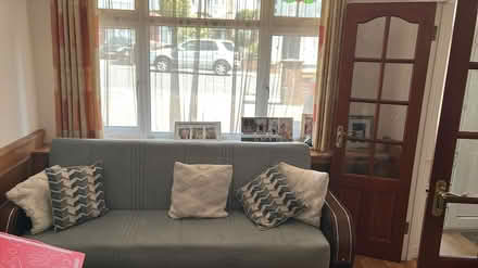 Photo of free blud sofa bed (N13 Palmers Green) #2