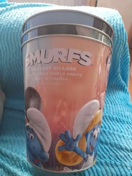 Photo of free The Smurfs : The Lost Village Popcorn Buckets (Colwick NG4) #1