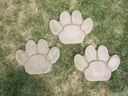 Photo of free Paw Print Stepping Stones (SN26 7DD Broad Blusdon) #1
