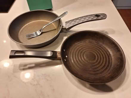 Photo of free 2x 20cm frying pans (E17 Queens/Boundary Road) #1