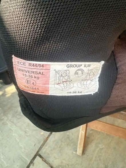 Photo of free Child’s Car Seat by Harmony (Goffs Oak EN7) #2