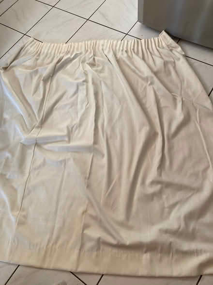 Photo of free A pair of cream curtains (Garstang PR3) #1