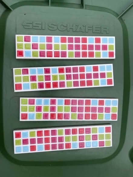 Photo of free 4 small mosaic tiles (Boultham LN5) #1