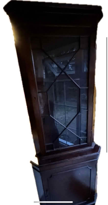 Photo of free Mahogany Corner Display Cabinet (Drumsill BT28) #1