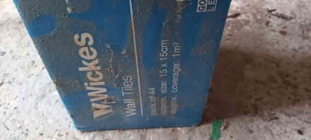 Photo of free White square wall tiles x 60 approx (Silverhill TN37) #1