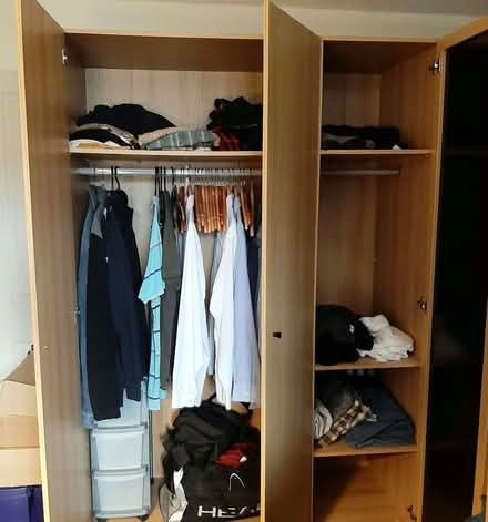 Photo of free Large Wardrobe, 3-Door, to be dismantled (Calthorpe OX16) #2
