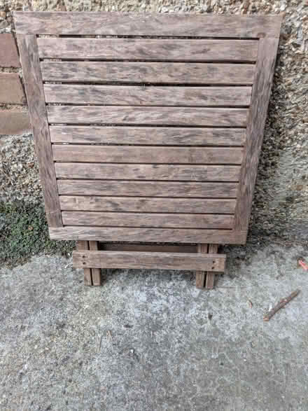 Photo of free Small wooden garden table (Guildford GU2) #2