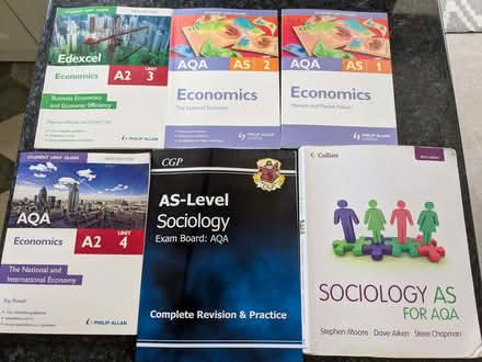 Photo of free selection of A level books (Tring Wharf HP23) #1