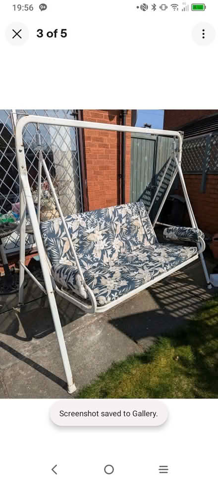 Photo of free 3 seater swing seat (Thatto Heath) #2