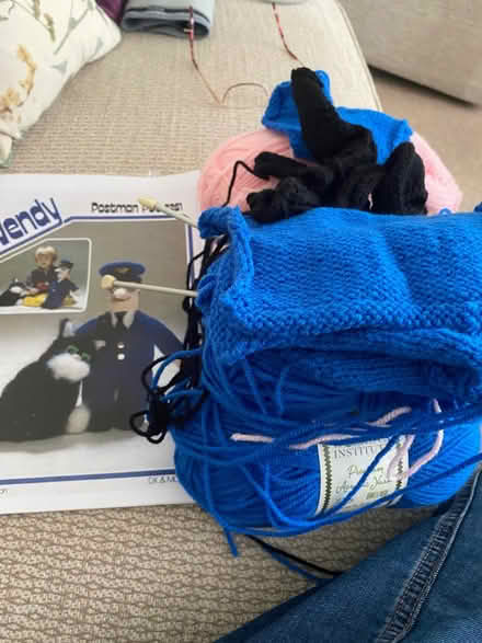 Photo of free Part knitted Postman Pat (Kingsway) #1