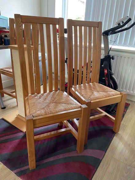 Photo of free Wooden dining chairs (New Duston) #1