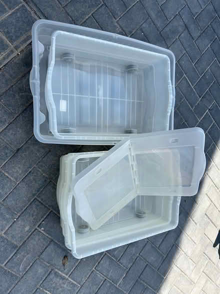 Photo of free Plastic boxes, 1 with lid (Penistone, S36) #1