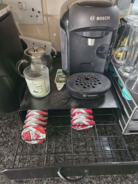 Photo of free Tassimo coffee machine and pod storage stand (Southsea PO4) #1