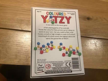 Photo of free Yatzy game (Sutton Valence ME17) #2