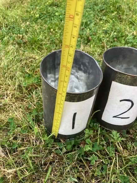 Photo of free 11 large tins for 'Hit The Cans' game (Cheadle Hulme SK8) #3