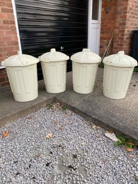 Photo of free Four Large Stackable Dustbins (Wincobank Sheffield S9) #1