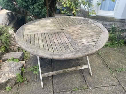 Photo of free Wooden garden table (Kendal LA9) #1