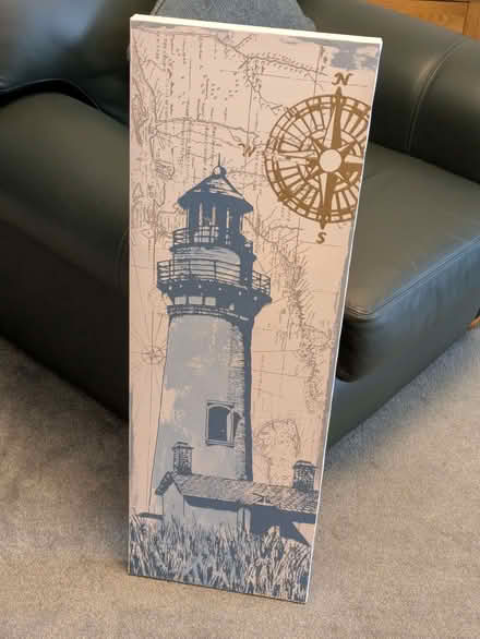Photo of free Nautical Canvas Lighthouse 90cm approx (Bedwell SG1) #1
